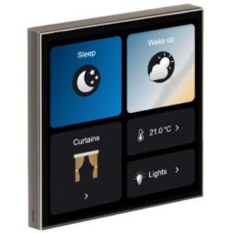 Signify Dynalite DRDxxE-xxB-x Signify Dynalite Revolution Display EU met zwart front