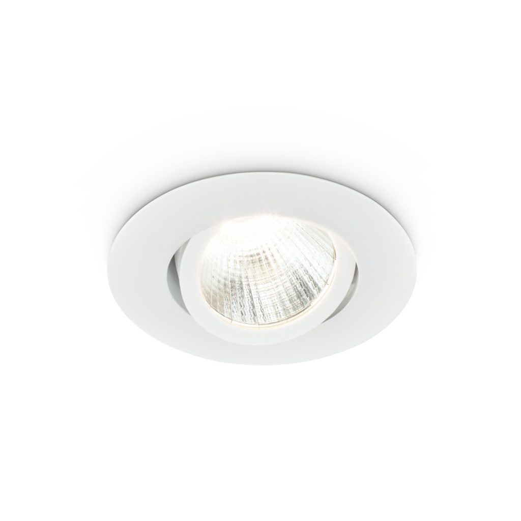 Philips GreenSpace Evo Mini Adjustable RS321B – witte verstelbare inbouwspot, vooraanzicht