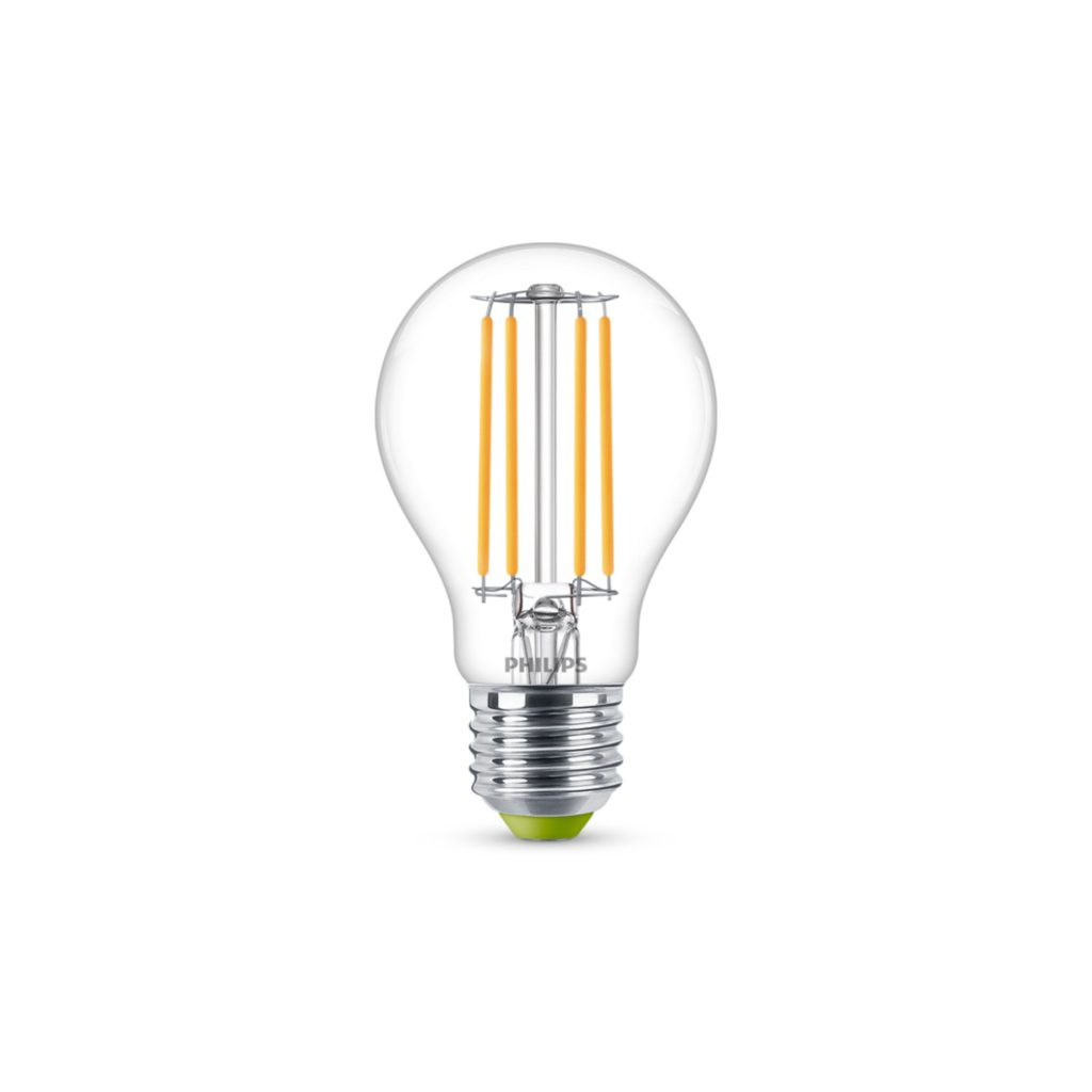 Philips MASTER LEDbulb Ultra Efficient – heldere LED-peerlamp met zichtbare filamenten en E27-fitting