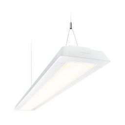 Philips FlexBlend Suspended, wit langwerpig pendelarmatuur met breed lichtvlak