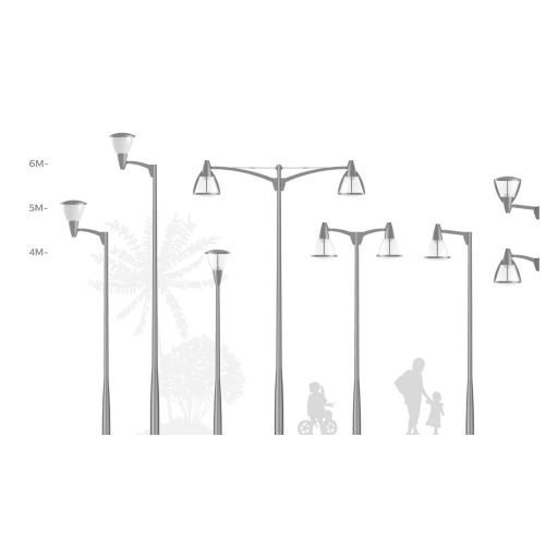 Signify Metronomis 1 Poles and Brackets