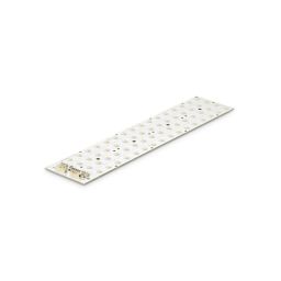 Philips Fortimo FastFlex DHE Gen 4, langwerpige witte printplaat met rijen leds en aansluitconnector